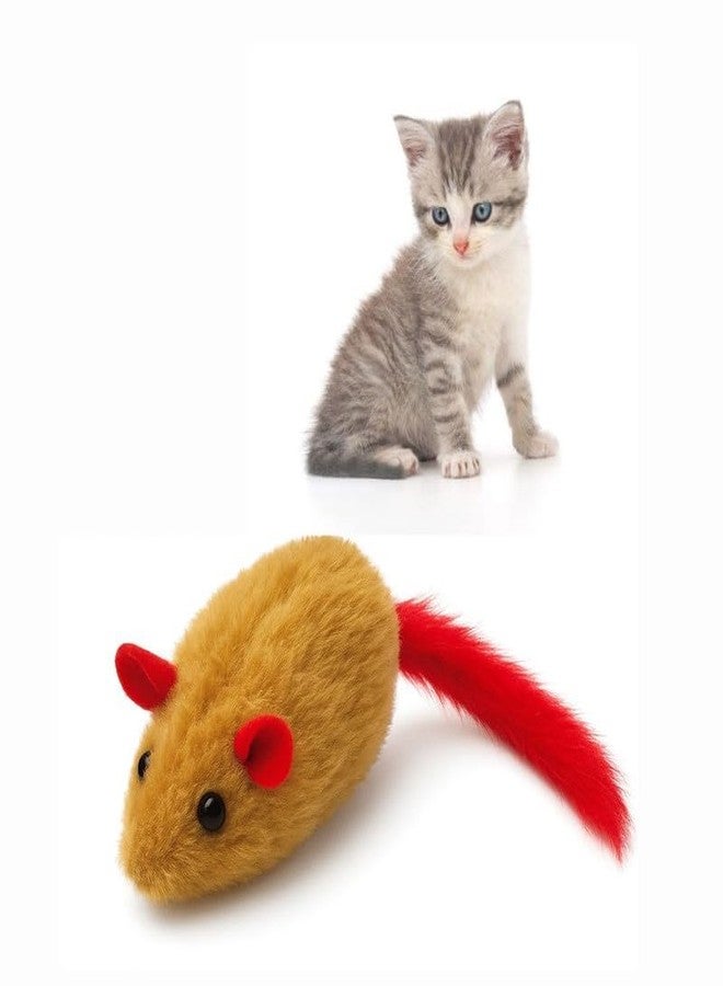 KittuPet لعبة ريش تفاعلية للقطط من KittuPet، لعبة قطيفة على شكل فأر ميلودي تشيسر تصدر صوت صرير للقطط المنزلية - Image 2